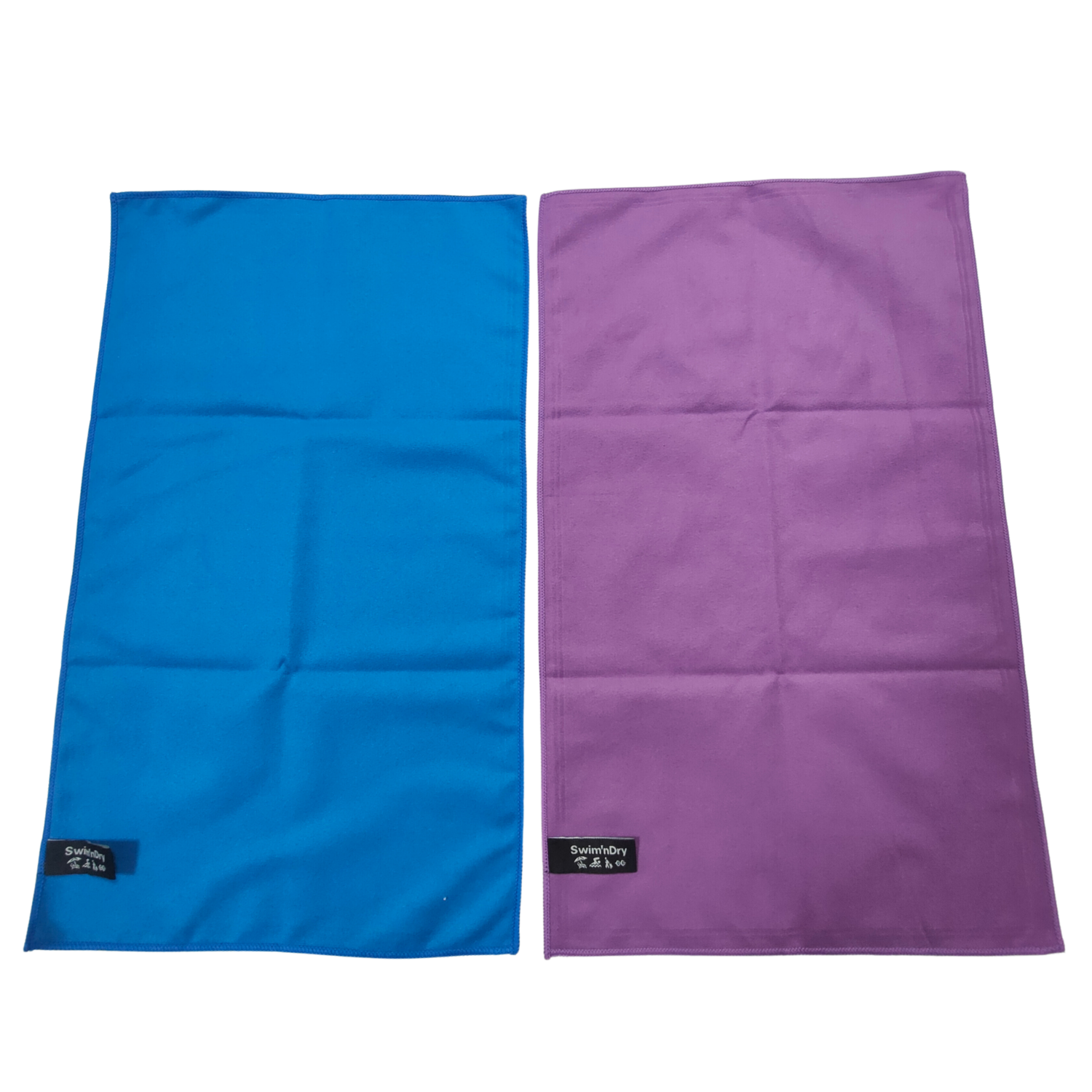 Mini Adventure towel Purple/Sky (2 pack of 50 x 30 cm ea)