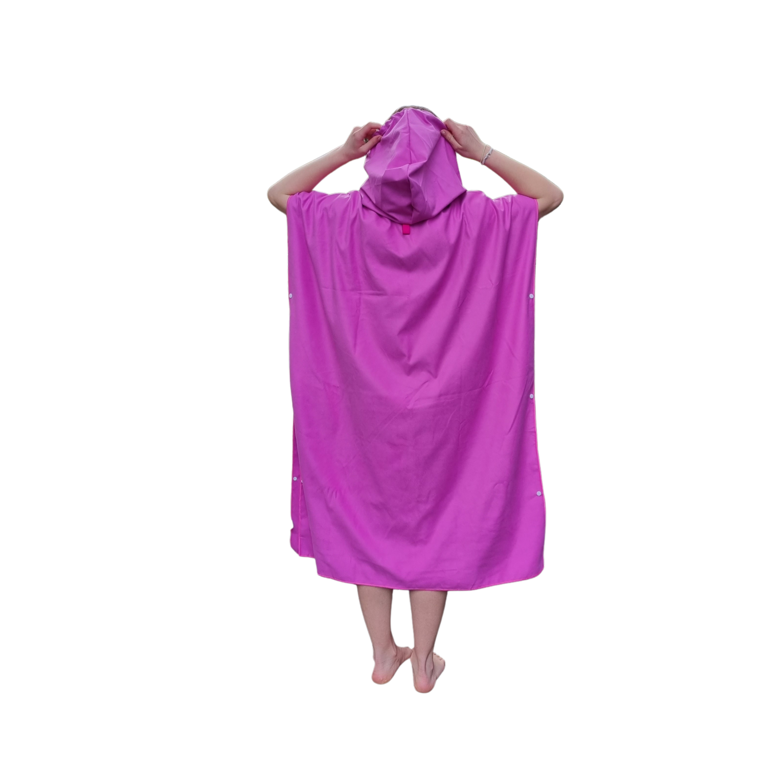 Hoodie Hooded towel Poncho Adult 112 x 85 cm Cerise S&#39;nD