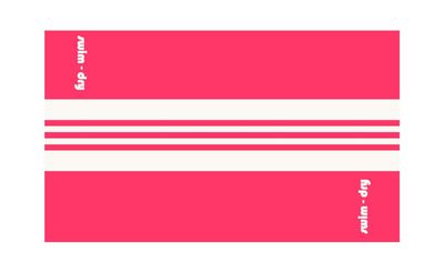Sea Breeze Plus Stripe PINK 150x90cm