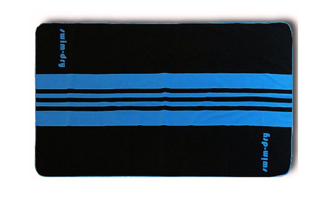 Sea Breeze Plus Stripe  SKY/black 150x90cm