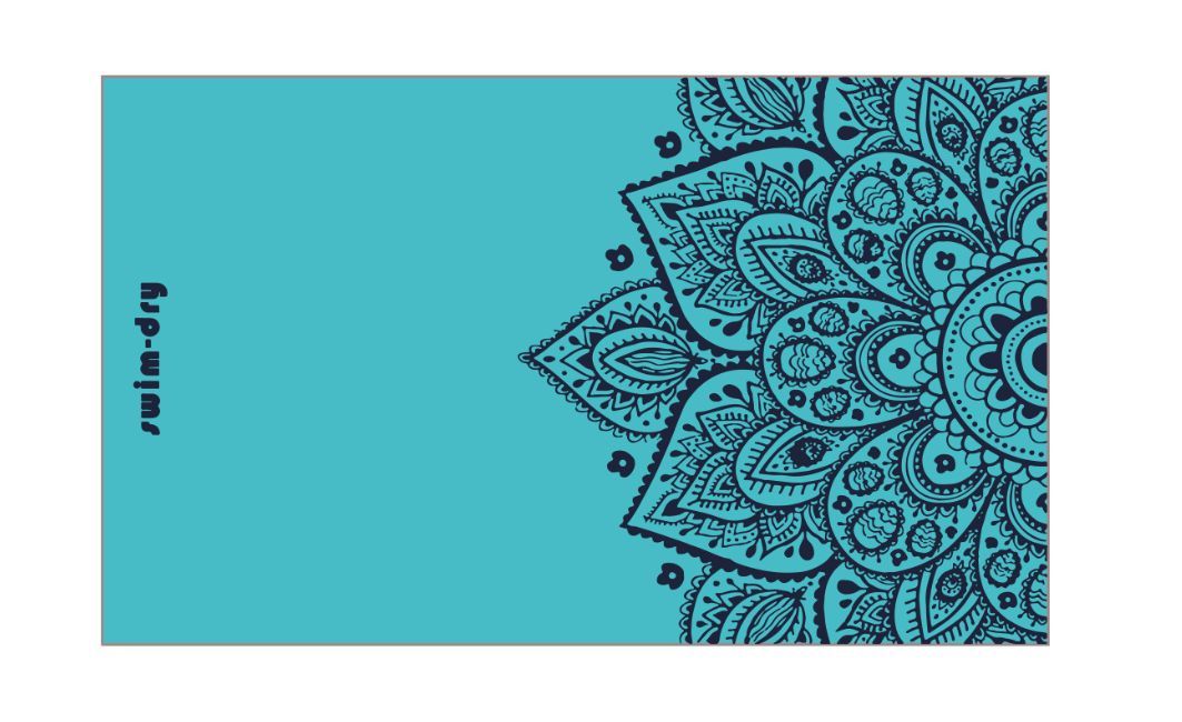 Sea Breeze plus Ethnic Teal 150x90cm