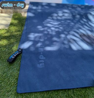 Anti-slip towel SD Navy 150x90 cm quick-dry microfiber Swim’nDry NZ