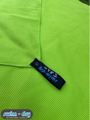 Anti-slip towel SD Lime Green 150x90 cm quick-dry microfiber Swim’nDry NZ