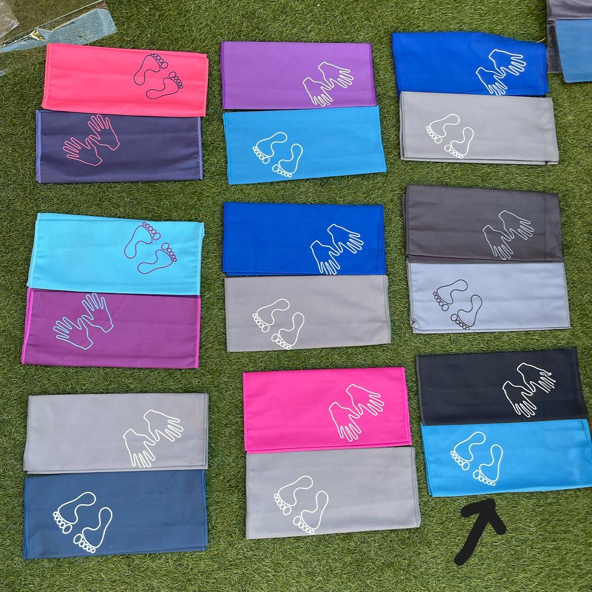 Travel Companion microfiber towel Black and Sky 2-pack quick-dry Swimdry NZ