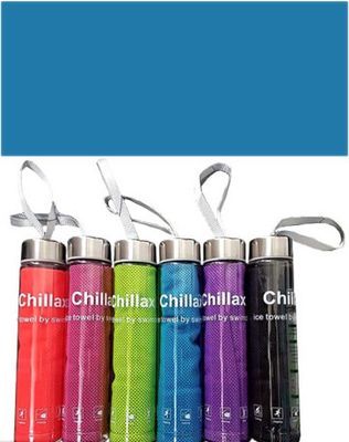 Cooling towels Chillax narrow Bottle &amp; hang tag