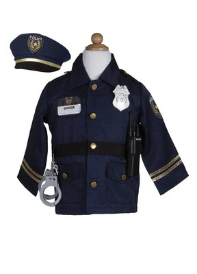 Kostüm Polizist mit Zubehör Gr. 3-4 Jahre