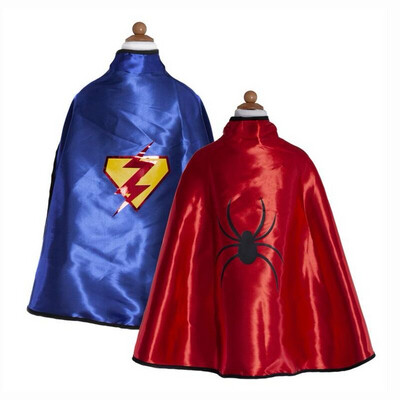 Superhelden-Cape, wendebar Gr. 5-6 Jahre