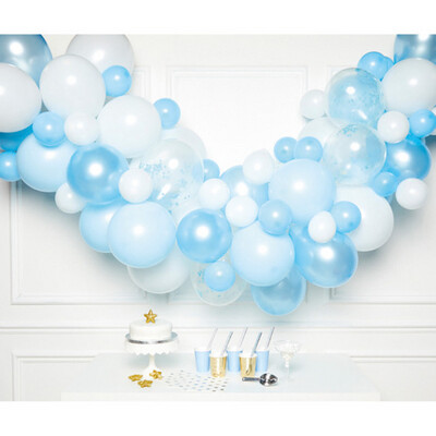 DIY Ballongirlande Blau 70 Ballons