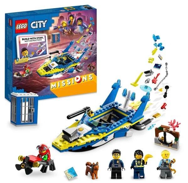 LEGO® City 60355 Detektivmissionen der Wasserpolizei
