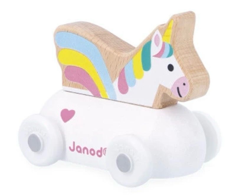 Cross Roads - Einhornauto aus Holz