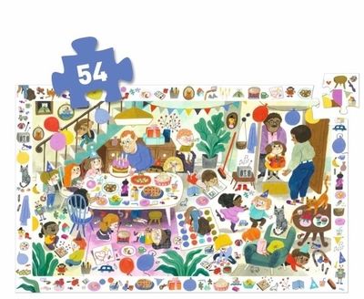 Wimmelpuzzle: Geburtstag - 54 Teile