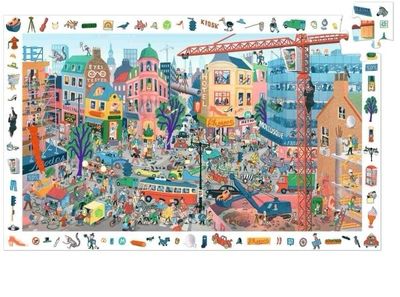 Wimmelpuzzle: Stadt - 200 Teile