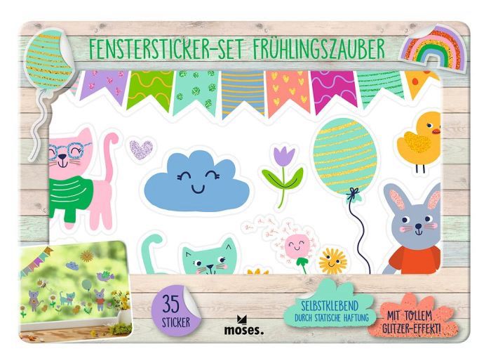 Fenstersticker-Set Frühlingszauber
