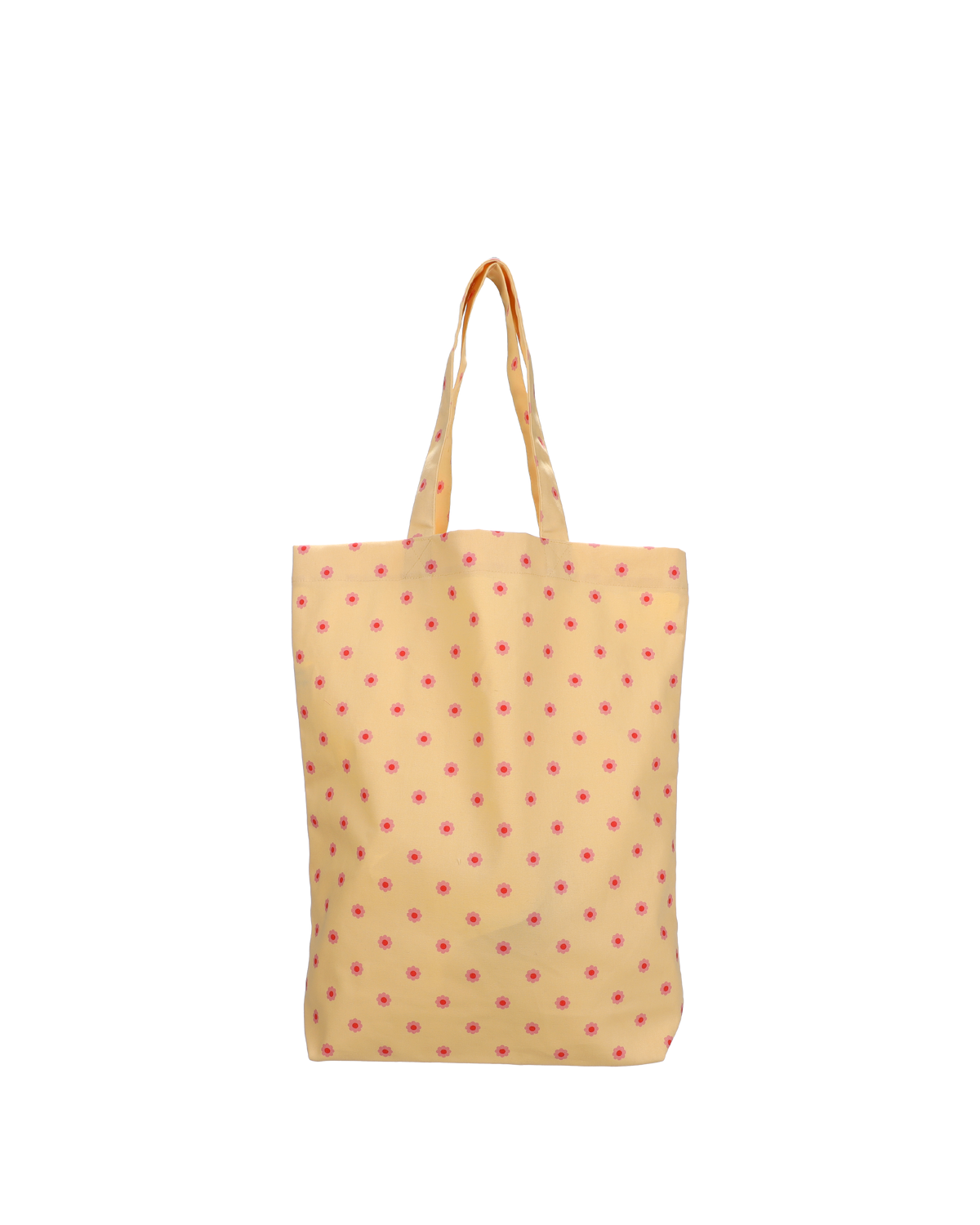 Baumwolltasche - Blume · Blond + Rose + Mohnrot