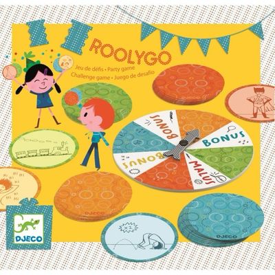 Partyspiel Gesellschaftsspiel Roolygo 5+