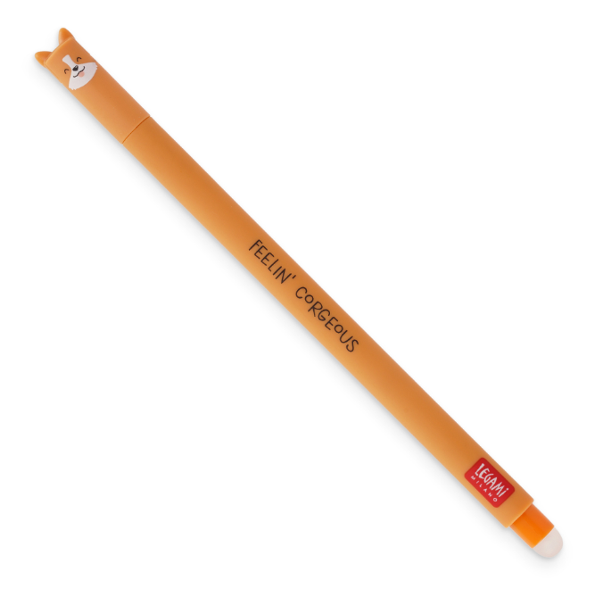 Löschbarer Gelstift - Erasable Pen - &quot;Corgi&quot;