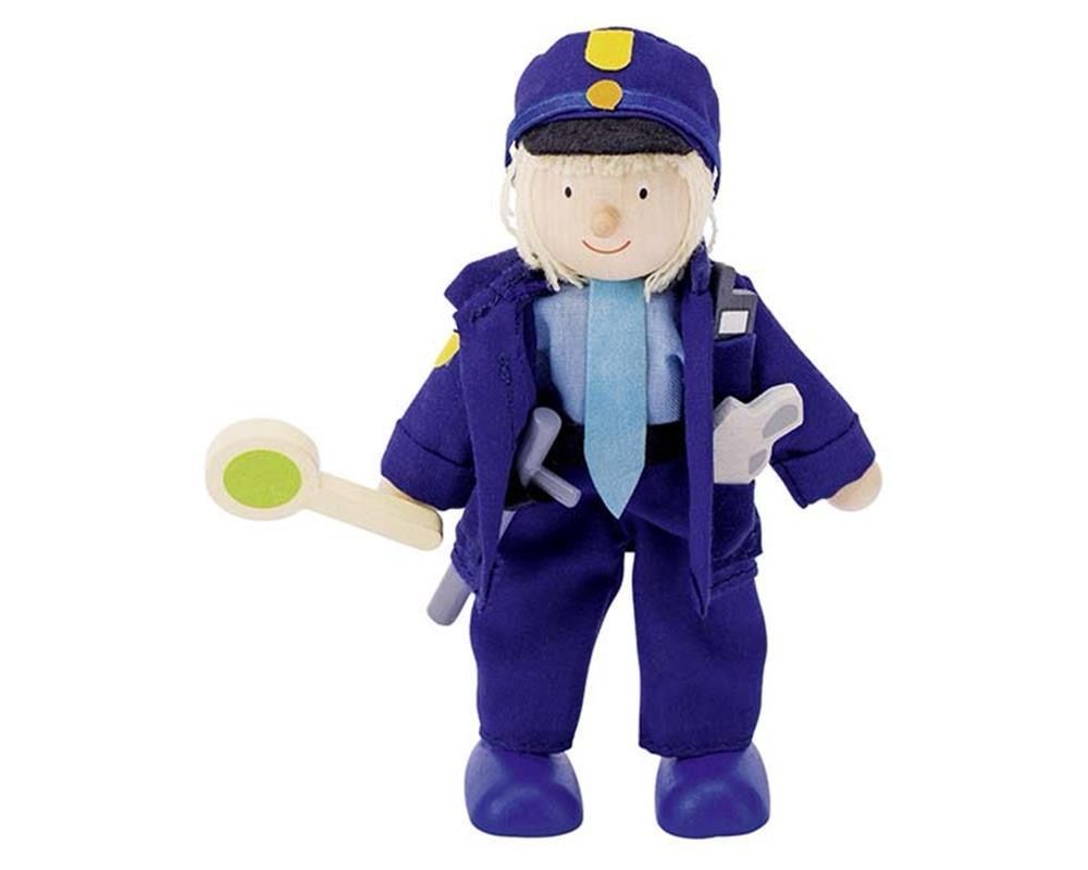 Goki 51610 Biegepuppe Polizist