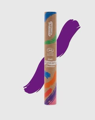 Natürliche Haarmascara für Strähnchen in Violett