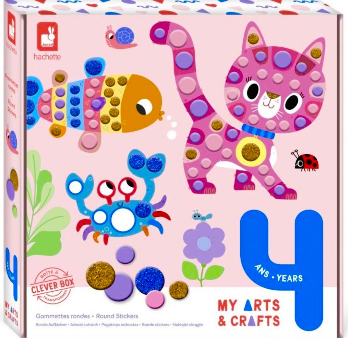 Kreatives Set My arts&amp;crafts Runde Aufkleber