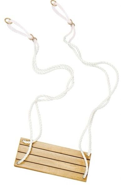 Naturholz Brettschaukel, 40x16cm