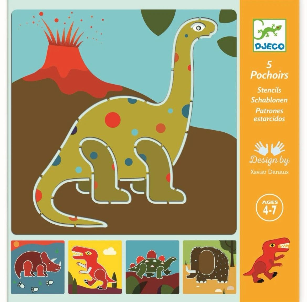 Schablonen: Dinosaurier