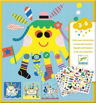 Sticker 3-6: Stickerbilder Meerestiere