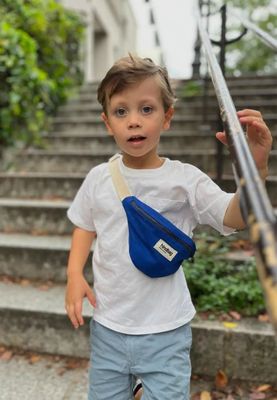 Kinder-Bauchtasche Augustin Blau