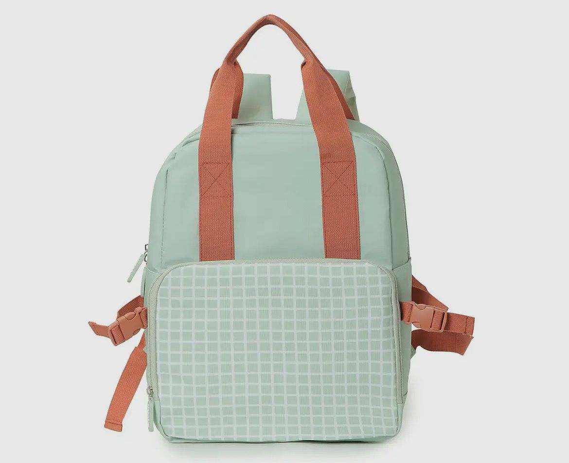 Kinder Thermorucksack Stripes Sage