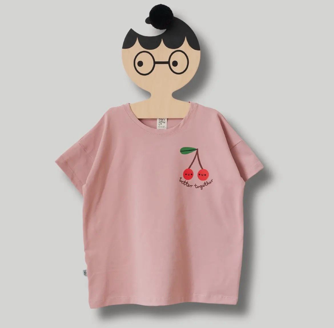 Oversize Shirt Kirsche rosa BETTER TOGETHER