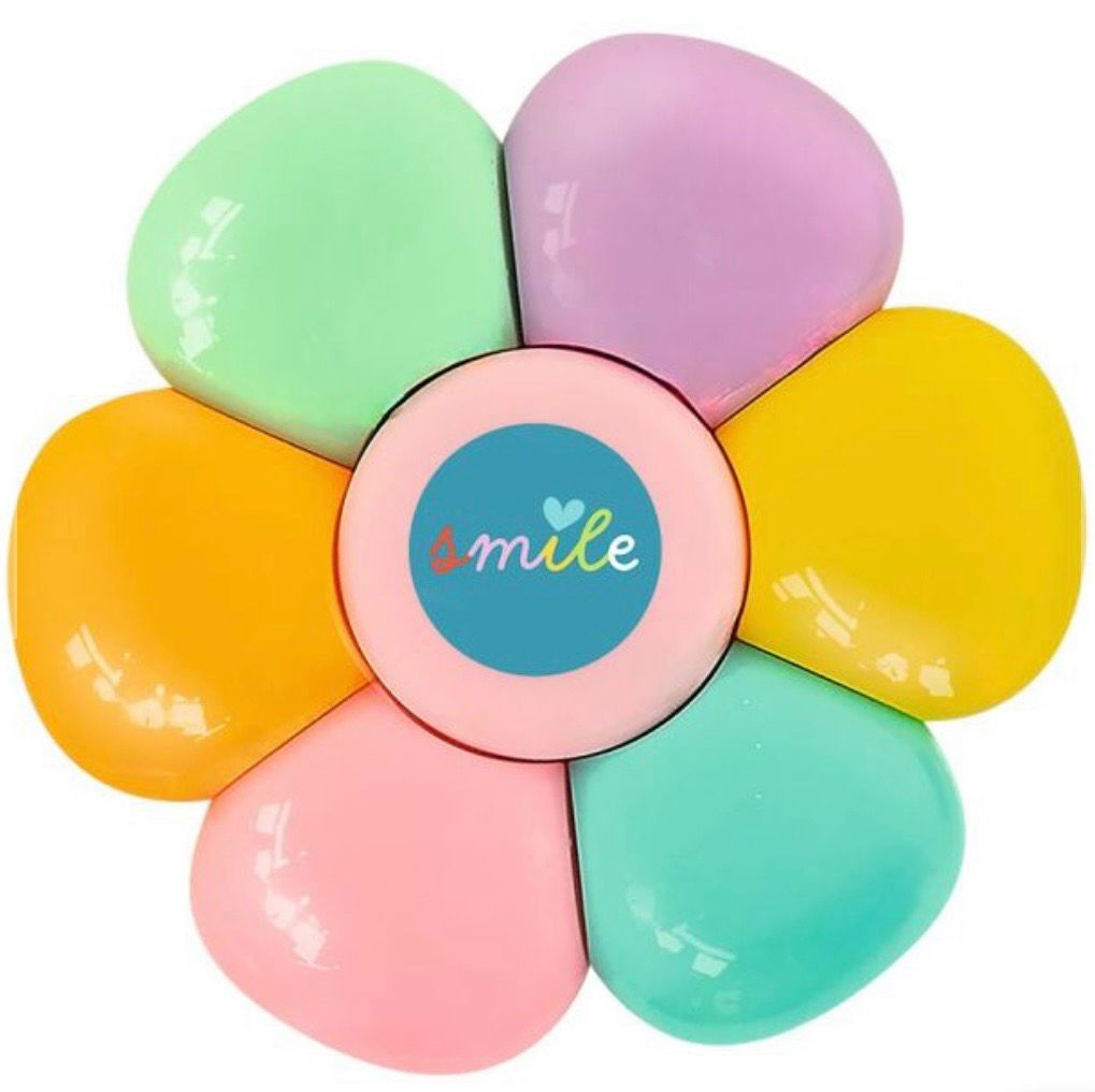 Mini-Bringsel Textmarker Blume