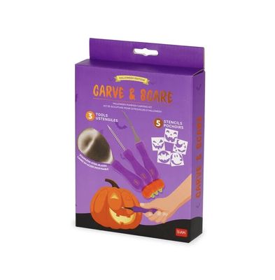 Halloween -Kürbisschnitzset - Carve &amp; Scare