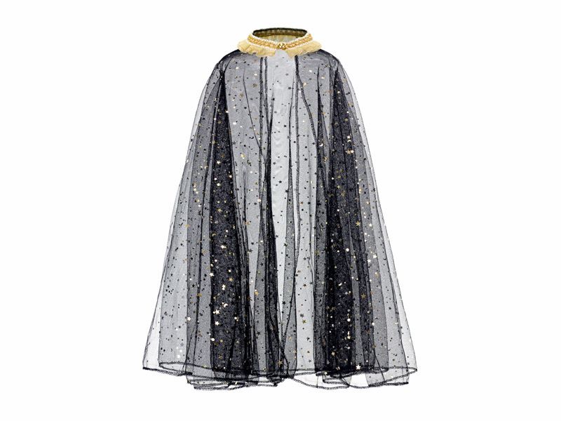 Outfit für Mädchen - Umhang, schwarz