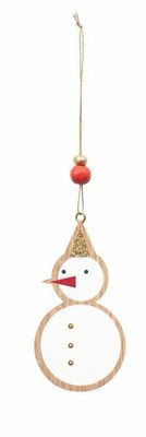 Anhänger Weihnachtsglanz Schneemann