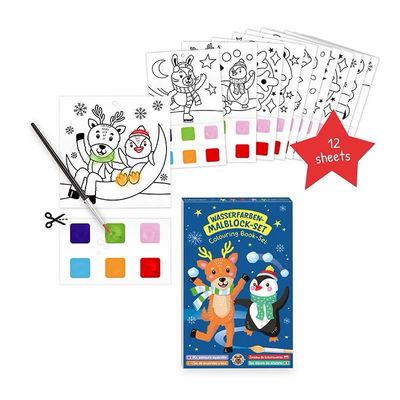 Wasserfarben Malblock Set