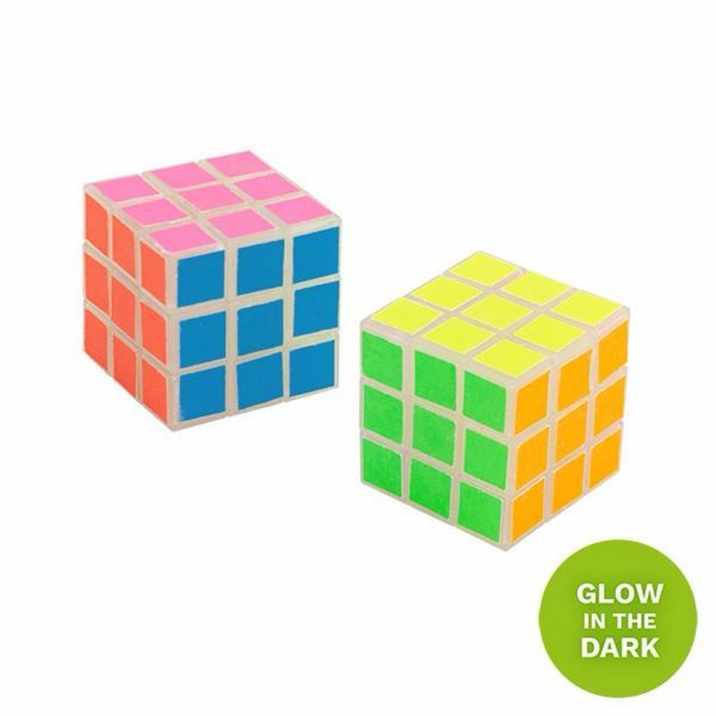 Glow in the dark Zauberwürfel mini