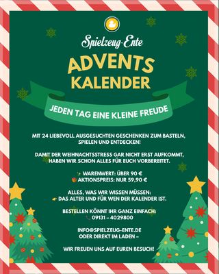 Spielzeug~Enten Adventskalender
