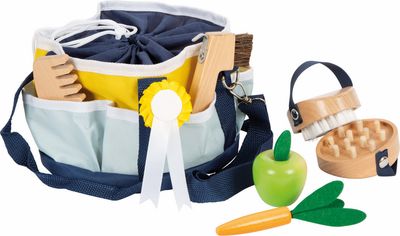 Pferdepflege-Set mit Tasche