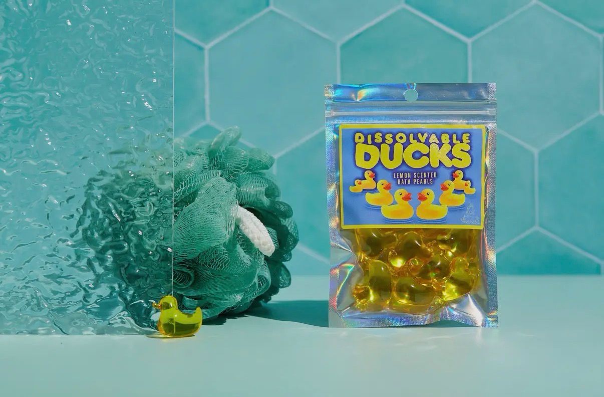 Badeperlen Ente mit Zitronenduft