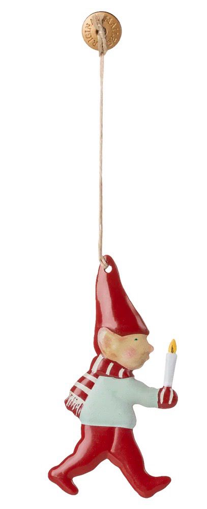 Metall Ornament, Pixy - Kerzenlicht