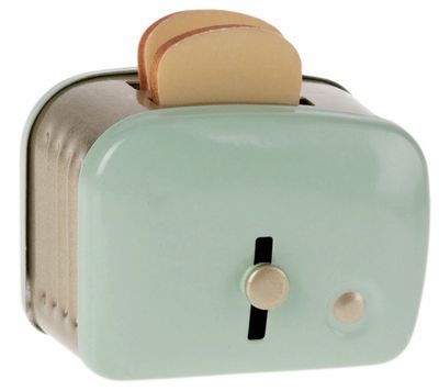 Toaster mit Brot, Miniature - Mint