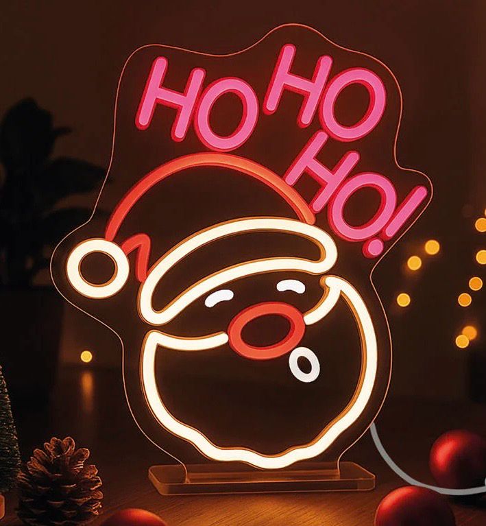 LED-Lampe mit Neoneffekt - Santa Claus - It’s a Sign