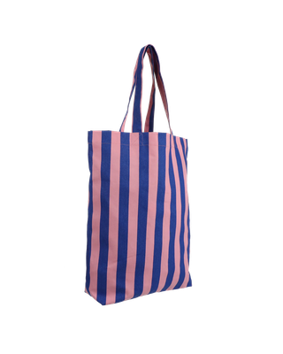 Baumwolltasche - Kobalt + Litschi