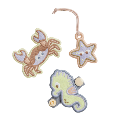 KIDS ADVENTURE PATCH SET SEAHORSE MULTICOLOR