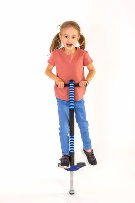 NSP Pogo Stick blau/schwarz, Höhe 95cm