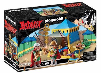 PLAYMOBIL Asterix 71015 Asterix: Anführerzelt mit Generälen