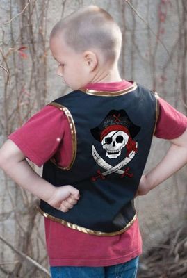 Piratenweste mit Augenklappe 5-6 Jahre