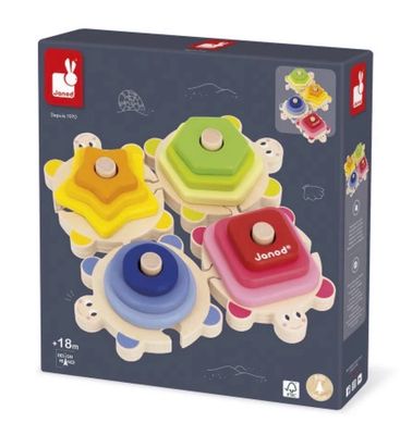 Steckpuzzle Schildkröten (Holz)