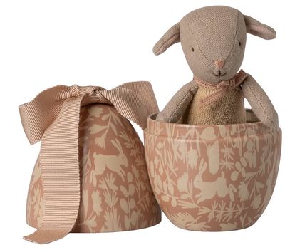 Osterei mit Mikro Lamm, Klein – Powder