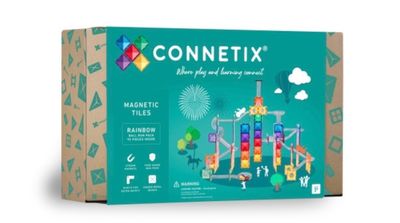 Connetix Magnetbausteine Kugelbahn Rainbow Ball Run Pack 92 Teile