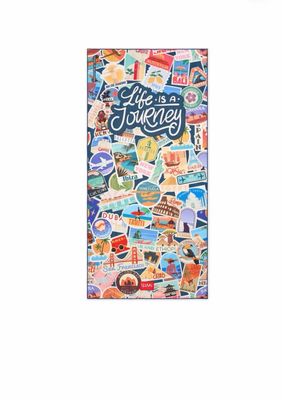 Strandtuch Travel Stickers
